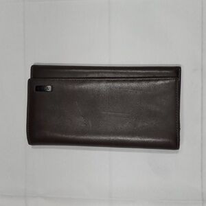 Tumi Buttery Soft Brown Leather Wallet